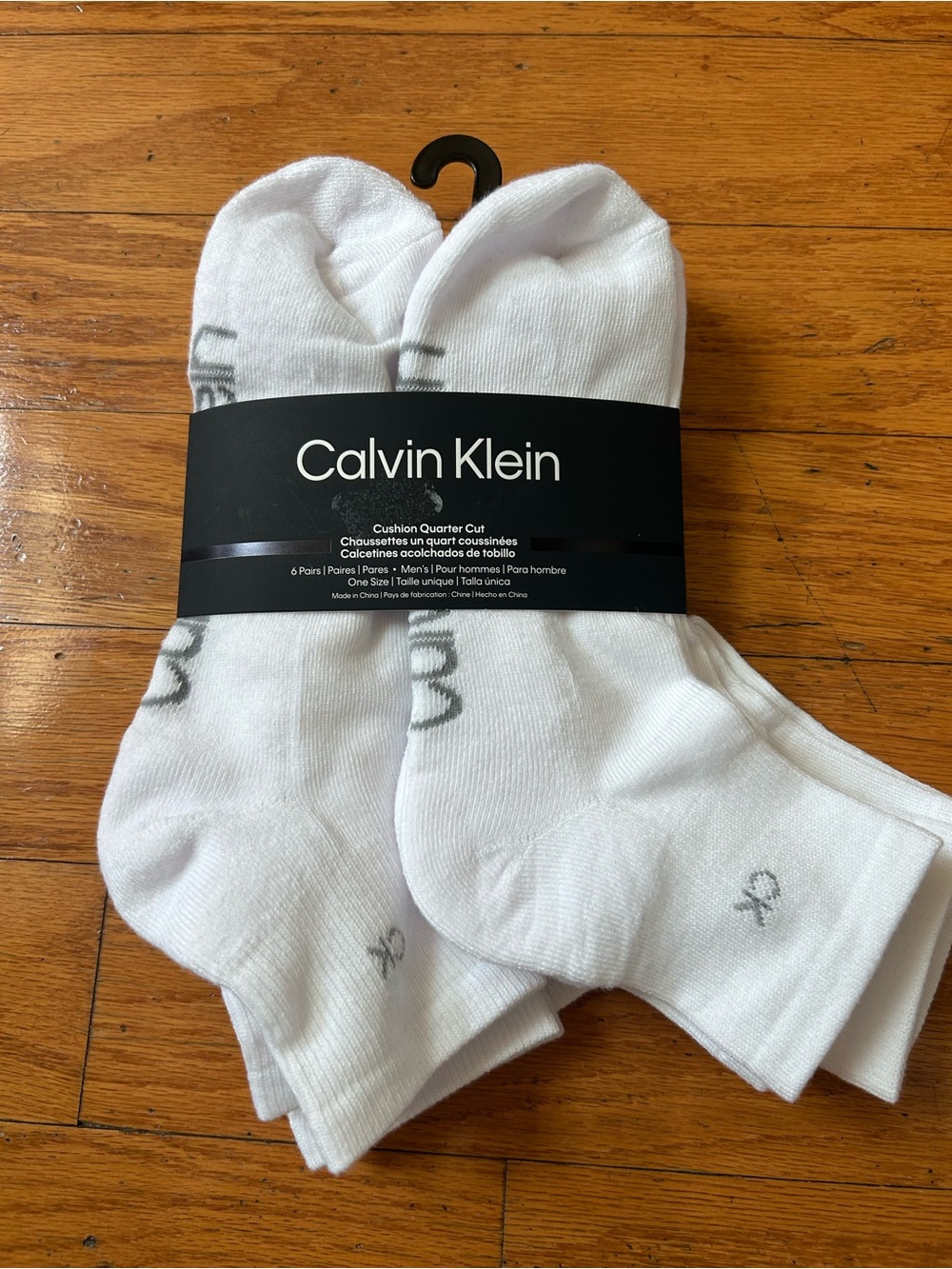 Calvin Klein Men's Cushion Quarter Socks - 6 Pack